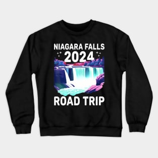 Niagara Falls Road Trip 2024 Summer Vacation Niagara Crewneck Sweatshirt